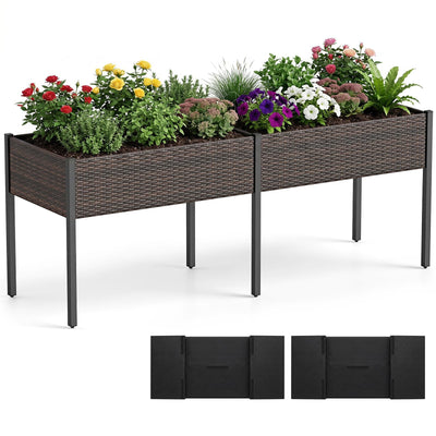 Lucktree 6 x 2 FT Raised Garden Bed with Legs