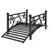 Lucktree 3.3 FT Garden Metal Bridge with Dual Patterned Side Rails