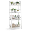 Lucktree 4-Tier Bamboo Plant Stand Flower Pots Holder Display Shelf, 47.5"