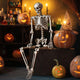 Lucktree Halloween Life Size Full Body Skeleton, 5.4Ft Festival Skeleton Prop Decoration