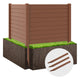 Lucktree Air Conditioner Fence 2/4 Panels - 48''W x 36''H Outdoor Privacy Screen Trash Can Enclosure with 3 Stakes