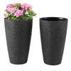 Lucktree 21” Tall Round Tapered All Weather Flower Pots Set of 2
