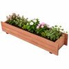 Raised Garden Bed Flower or Vegetable Planter (36" L X 7" W X 6.5" H)