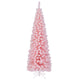 Lucktree 6ft Pink Slim Pencil Christmas Tree, Artificial Unlit Skinny Xmas Full Tree with 460 Branch Tips