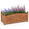Lucktree Rectangular Garden Bed for Vegetables Flower Herb Fruit