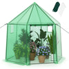 Lucktree 6.5 x 5.7 x 6.3 FT Greenhouse Portable Walk in Outdoor Hot House Tent