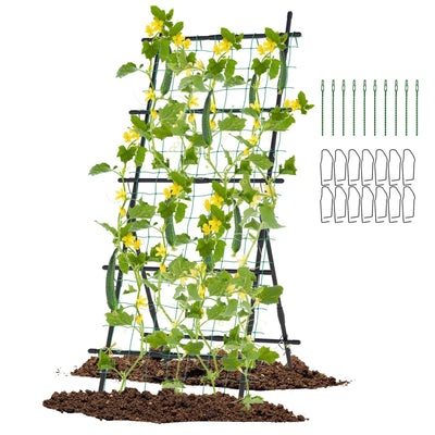 Lucktree Cucumber Trellis, Trellis for Climbing Plants Outdoor