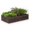 Lucktree 45" x 23" Fir Wood Raised Garden Bed (1/2)