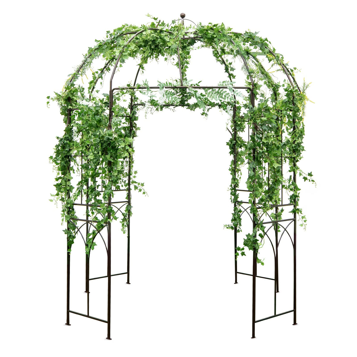 Lucktree Birdcage Shape Garden Arbor, 8.4ft High x 7ft Wide
