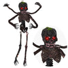 Lucktree 6 FT Animated Halloween Decoration Hanging Zombie Sound-Activated Skeleton Decoration