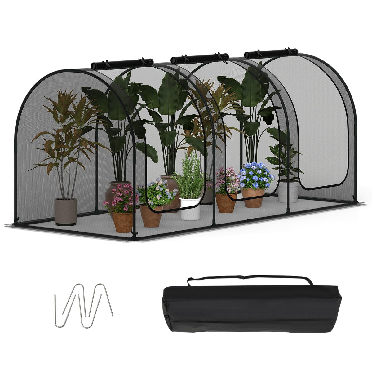 Lucktree 108” x 48” x 47” Tunnel Crop Cage