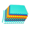 Lucktree 12 Tiles Exercise Flooring Mats with Border, Non-Slip EVA Foam Protective Mats