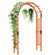 Lucktree 7.7FT Wooden Garden Arbor Trellis