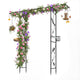 Lucktree 84'' Garden Arbor with Bird Feeding Station