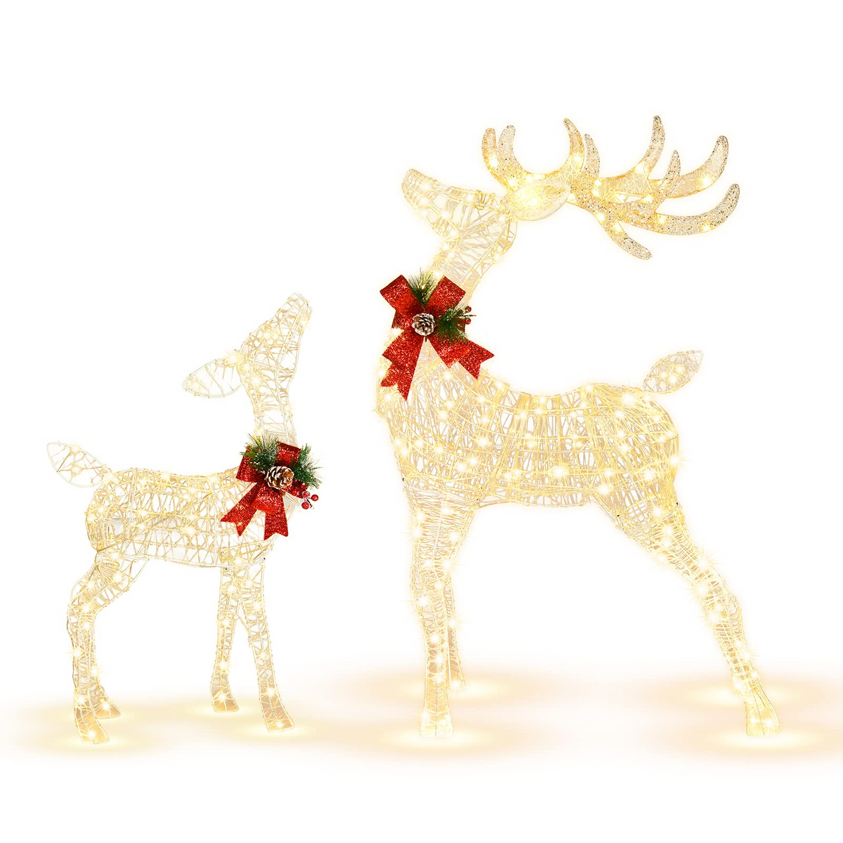 Lucktree Lighted Christmas Reindeer