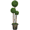 4 Ft Artificial Boxwood Topiary Tree - LucktreeUS