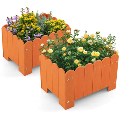Lucktree 2 Pack Rectangular Planter Box