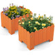 Lucktree 2 Pack Rectangular Planter Box