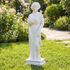 Lucktree 31.5" Greek Goddess Statue with Bird