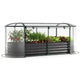 Lucktree Raised Garden Bed w/Greenhouse Cover (6x2x1 FT)