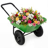 Lucktree Dual-Wheel Garden Cart for Outdoor Yard Lawn Gardening Construction Use