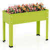 Lucktree Raised Garden Bed, Metal Planter Box with Legs, Drain Hole, Outdoor Indoor Elevated Garden Box