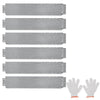 Lucktree 6 Pack Galvanized Steel Landscape Edging