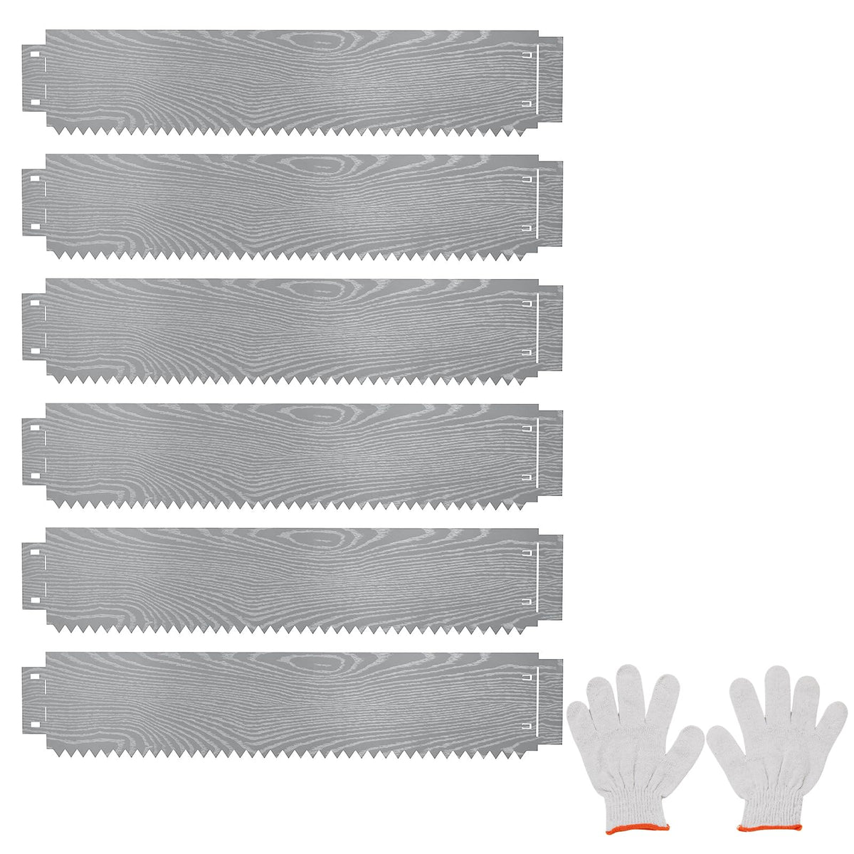 Lucktree 6 Pack Galvanized Steel Landscape Edging