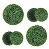 Lucktree 2 PCS 16 Inch Artificial Plant Topiary Ball, Round Faux Boxwood Balls Outdoor, Wedding and Home Décor