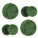 Lucktree 2 PCS 16 Inch Artificial Plant Topiary Ball, Round Faux Boxwood Balls Outdoor, Wedding and Home Décor