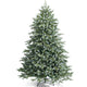 Lucktree 7ft Artificial Christmas Tree Feel Real Unlit Hinged Xmas Spruce Tree