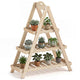 Lucktree 3-Tier Plant Stand Indoor | 28.5" Wood Flower Pot Plant Display Shelf