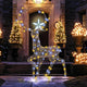 Lucktree 4.6 FT Pre-Lit Christmas Reindeer, 3D Buck Decoration with 300 Bright LED Lights