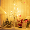 Lucktree 2FT Lighted Birch Tree, Artificial Small Tree White Christmas Tree - LucktreeUS