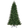 Lucktree 7.5ft Artificial Christmas Tree, Unlit Green Hinged Xmas Full Tree with 1019 Lush Branch Tips