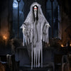 Lucktree 6 FT Animated Halloween Ghost Bride Decoration with Lighted Eyes