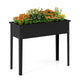 Lucktree Metal Raised Garden Bed with Legs(40”x16”x32”)