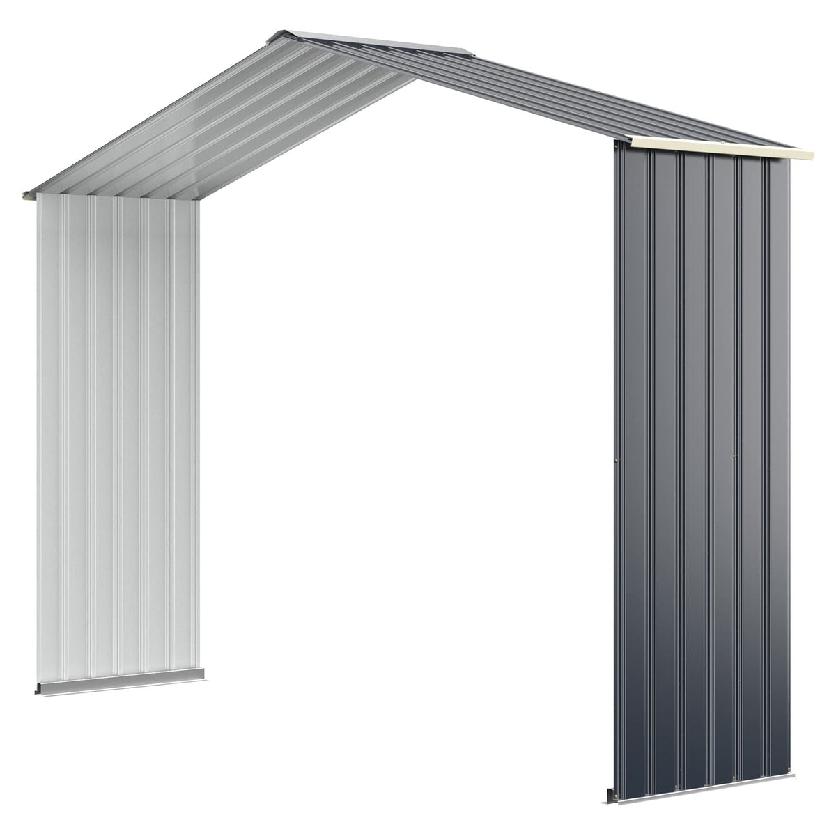 Storage Shed Extension Kit for 9 ft Sheds (9'X2.1')