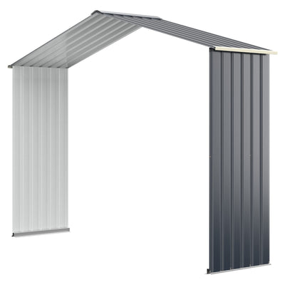 Storage Shed Extension Kit for 9 ft Sheds (9'X2.1')