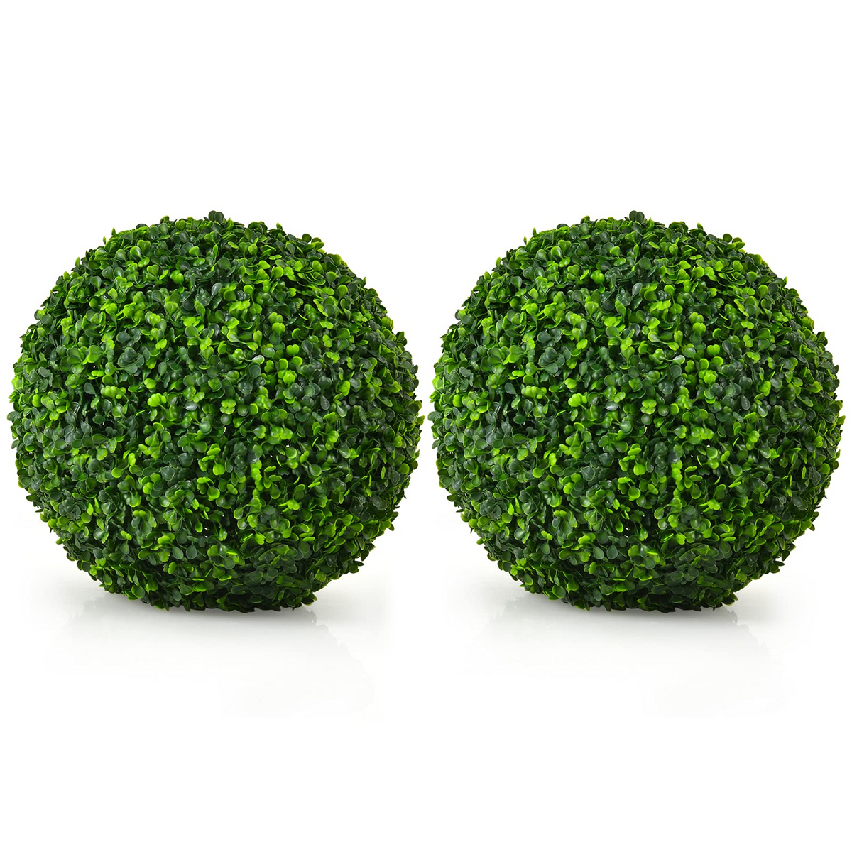 Lucktree 2 PCS 15.7 Inch Artificial Boxwood Topiary Balls - LucktreeUS