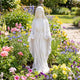 Lucktree Virgin Mary Garden Statue 29.5" | Blessed Mother Outdoor Religious Statue with Serpent