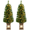 Lucktree 4ft Pre-Lit Christmas Tree for Entrances