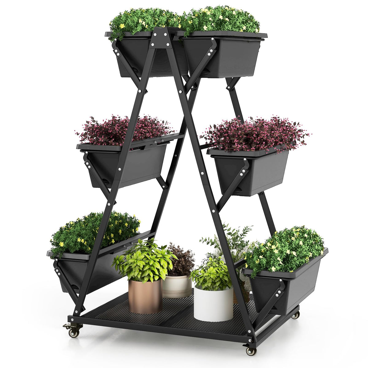 Lucktree 6-Tier Rolling Raised Garden Bed
