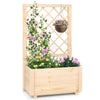 Lucktree Raised Garden Bed with Trellis (1/2)