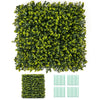 Lucktree 20" x 20" Artificial Boxwood Panels 12PCS, 33.3 Sq.ft Garden Privacy Fence Screen (Boxwood)