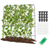 Lucktree Garden Arched Trellis for Climbing Plants, 71” x 71” U-Shaped Tall Cucumber Trellis for Raised Garden Bed