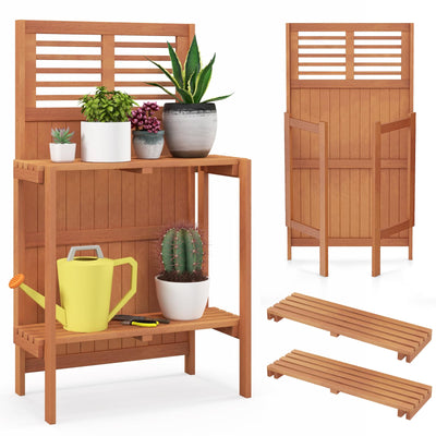 Lucktree Folding Potting Bench
