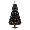 Lucktree 4.5 FT Pre-Lit Halloween Tree with 6 Lighting Modes with Spooky Music Sync