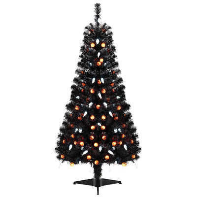 Lucktree 4.5 FT Pre-Lit Halloween Tree with 6 Lighting Modes with Spooky Music Sync