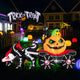 Lucktree 9 FT Halloween Inflatable Outdoor Decoration, Blow up Grim Reaper Driving Pumpkin Carriage